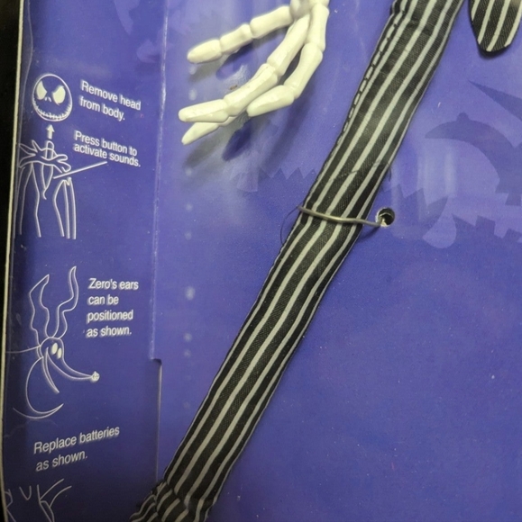 Tim Burton's Nightmare Before Christmas Talking Jack with Zero 18 in height - Picture 4 of 6